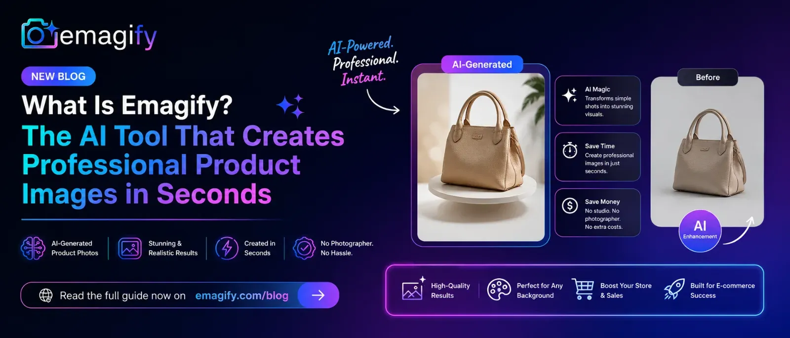 What is Emagify? The AI Tool That Creates Professional Product Images in Seconds